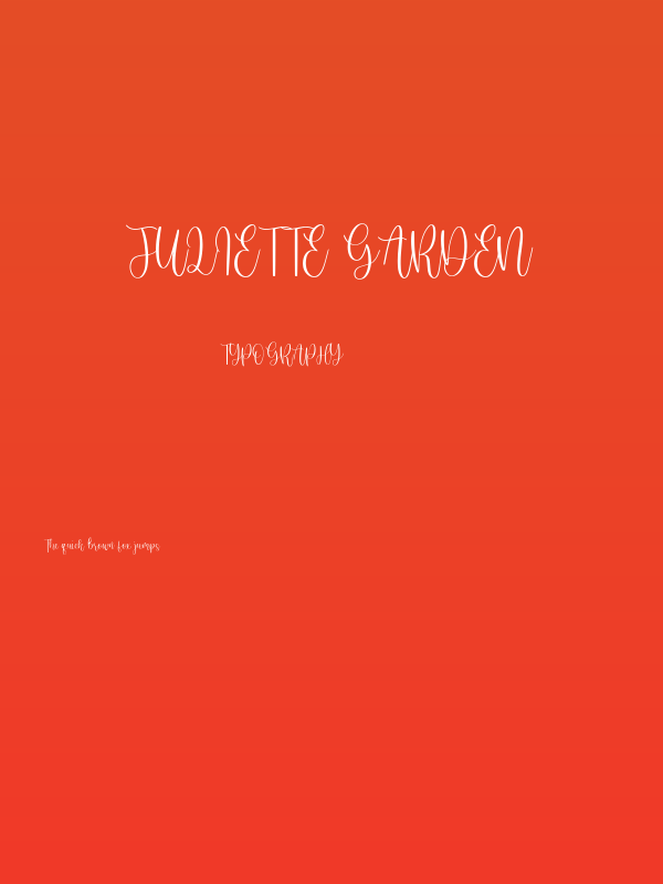 Juliette Garden Poster