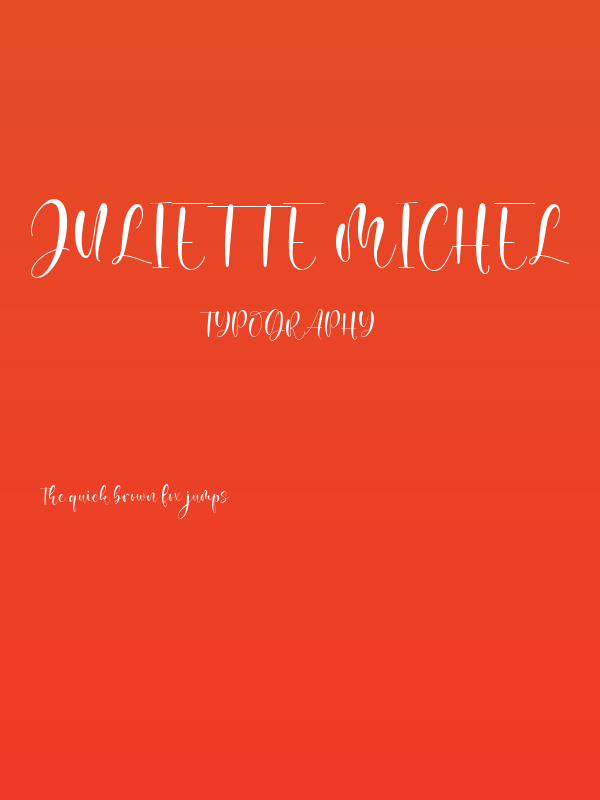 Juliette Michel Poster