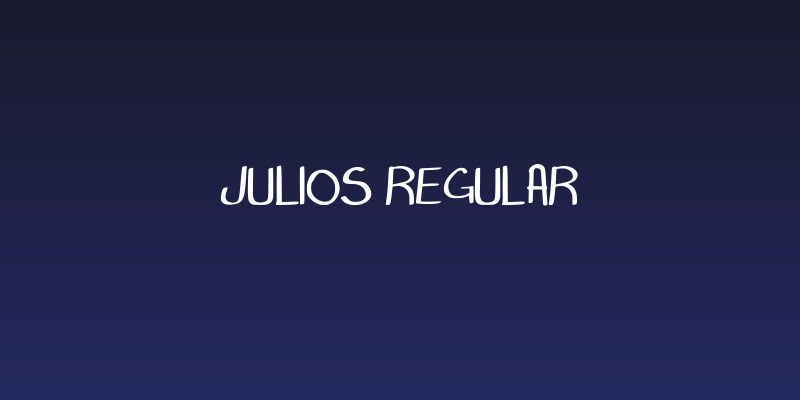Julios Regular Social Header