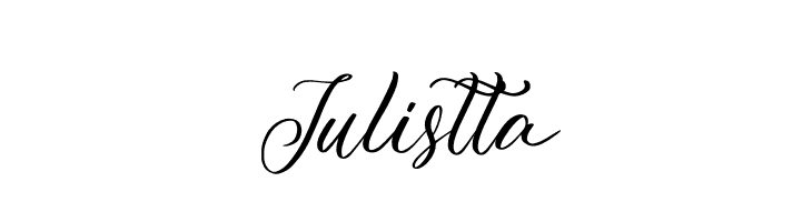 Julistta  フリーフォントのダウンロード