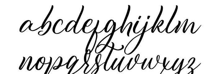 Julistta Font LOWERCASE
