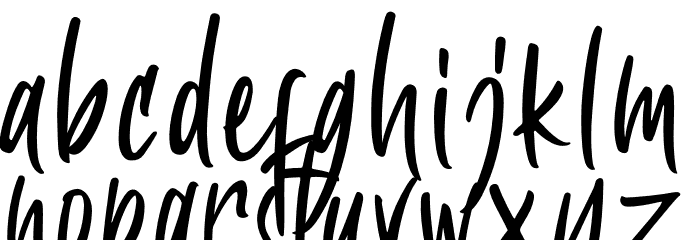 Julitta - Demo Font LOWERCASE