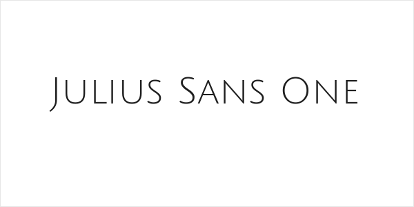 Julius Sans One Logo