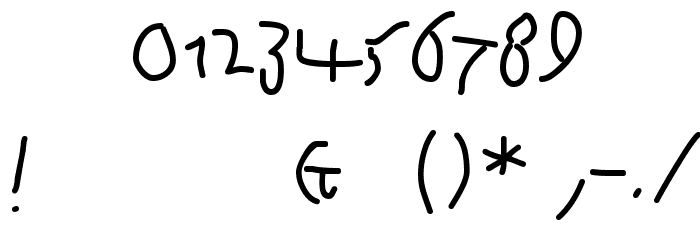 JuliusCTwo Font OTHER CHARS