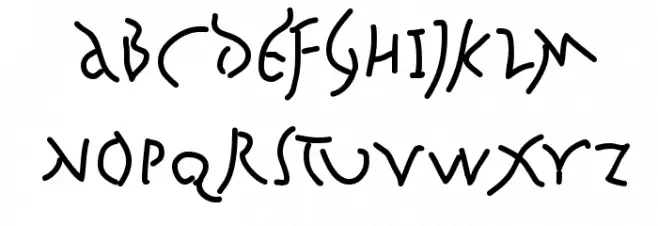 JuliusCTwo フォント 大文字