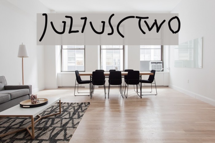 JuliusCTwo Font examples