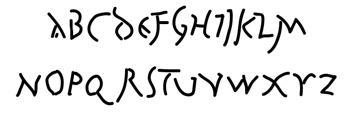 JuliusCTwo Font LOWERCASE
