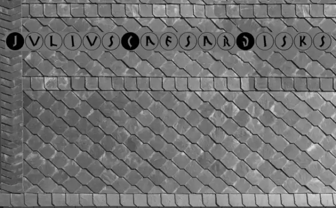 JuliusCaesarDisks Font examples