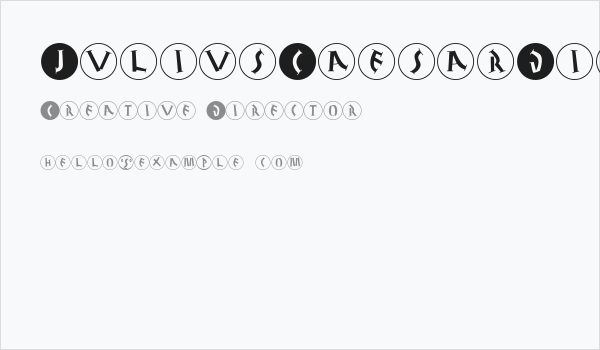 JuliusCaesarDisks Business Card