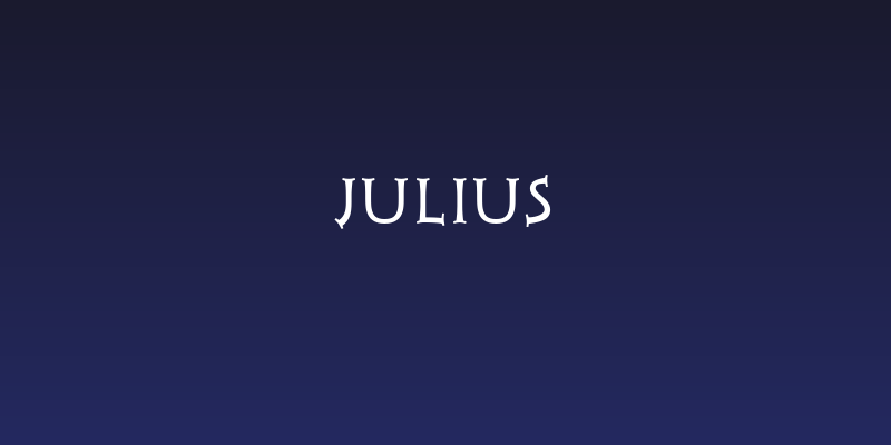 Julius Social Header