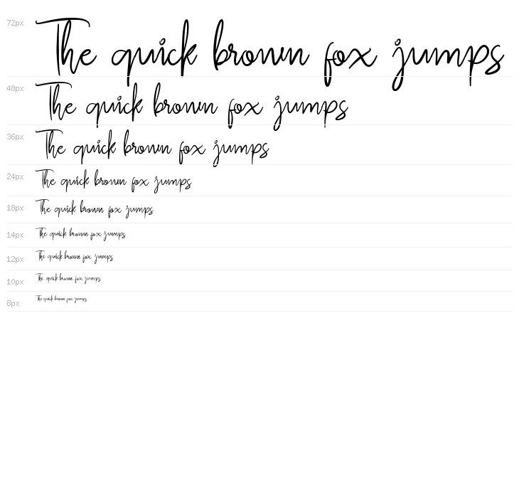 Jullia Script Personal Use Only Waterfall