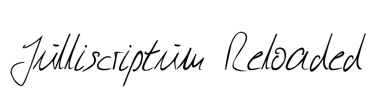 Julliscriptum Reloaded Fonte
