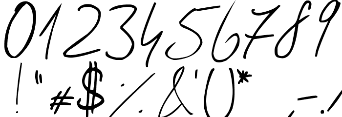 Julliscriptum Reloaded Font OTHER CHARS