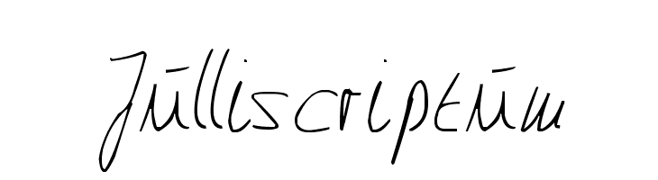 Julliscriptum  Frei Schriftart Herunterladen