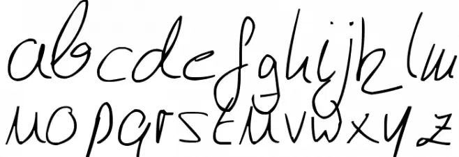 Julliscriptum خط أحرف صغيرة