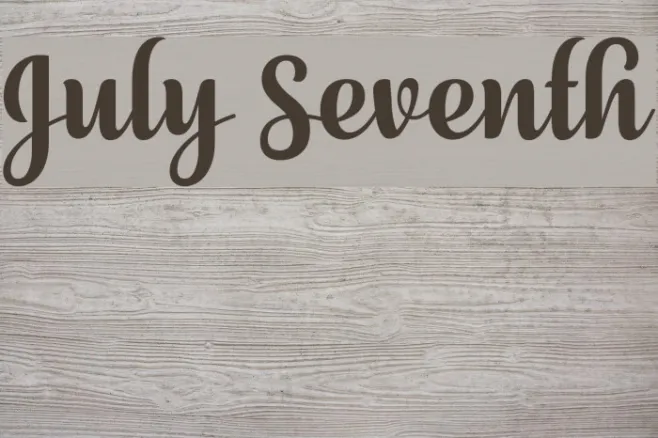 July Seventh Example 1