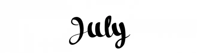 July  Free Fonts Download
