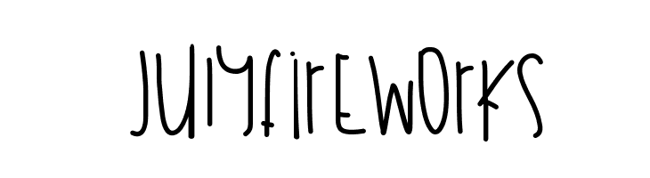 JulyFireworks  baixar fontes gratis