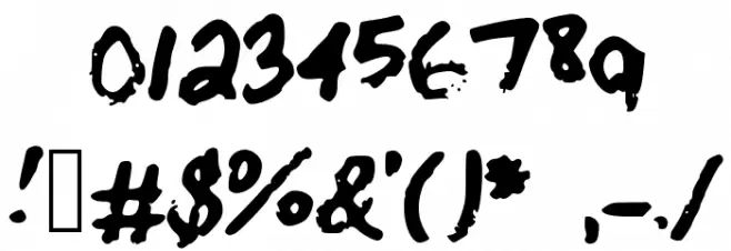 Jum Font OTHER CHARS