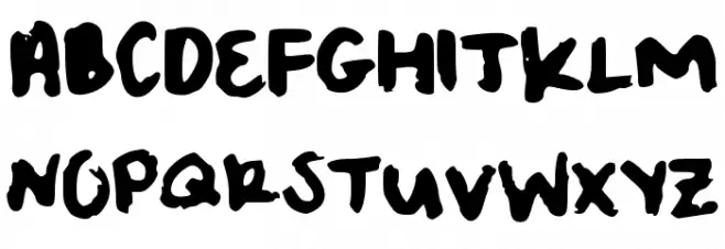 Jum Шрифта ВЕРХНИЙ