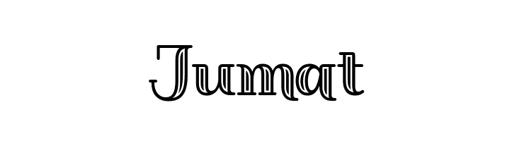 Jumat  Скачать бесплатные шрифты