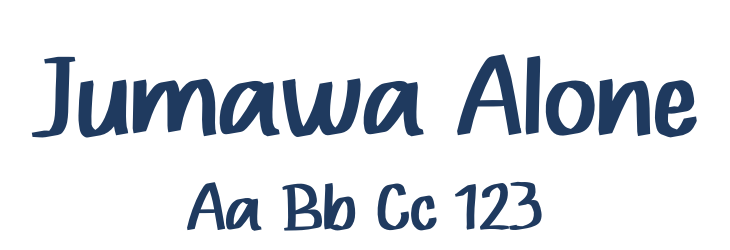 Jumawa Alone Font Preview
