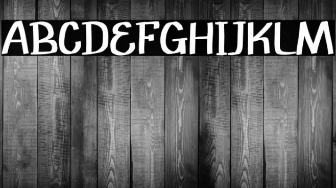 Jumawa Alone 字体 examples