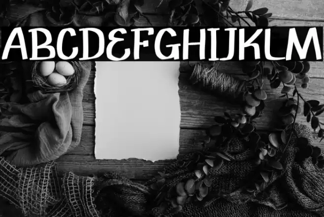 Jumawa Alone 字体 examples