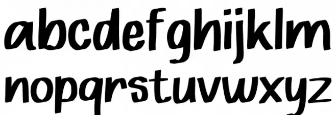 Jumawa Alone 字体 小写