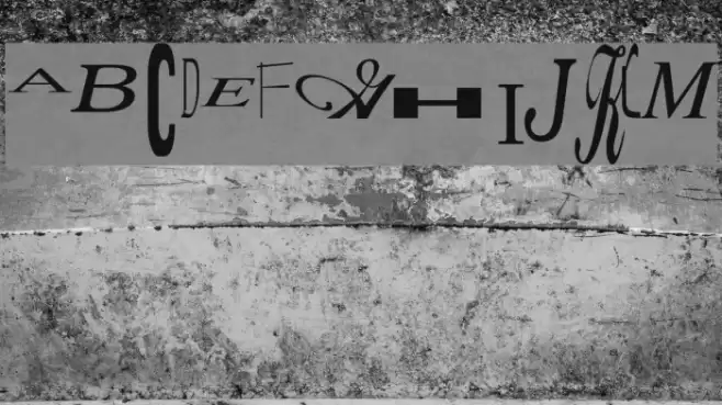 Jumbalaya Font examples