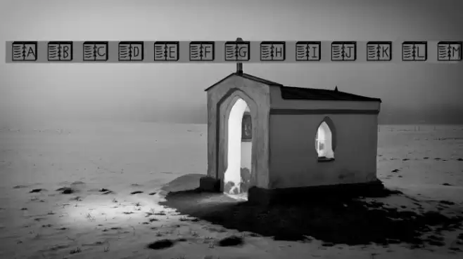 Jumble Book Font examples