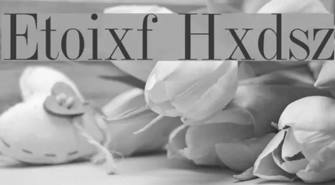 Jumble Plain Font examples