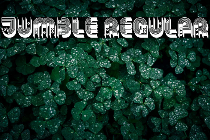 Jumble Regular Example 1