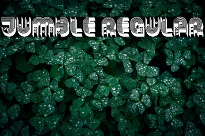 Jumble Regular Example 1