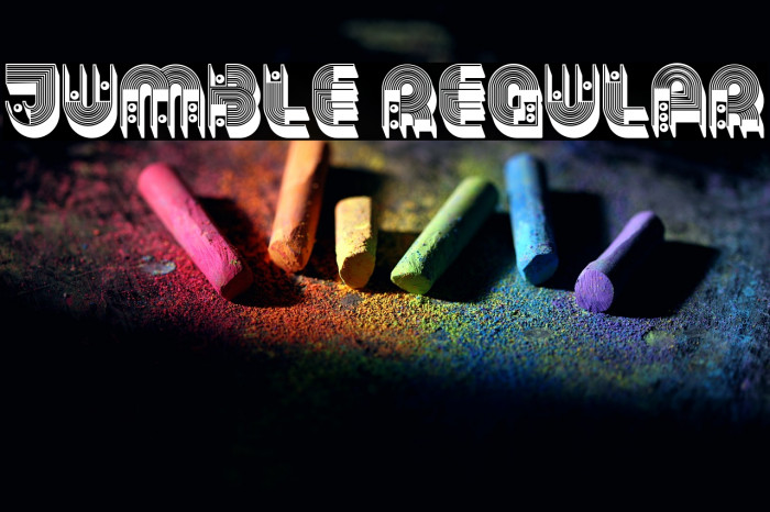 Jumble Regular Example 2