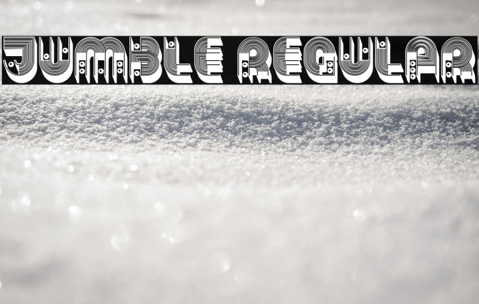 Jumble Regular Example 3