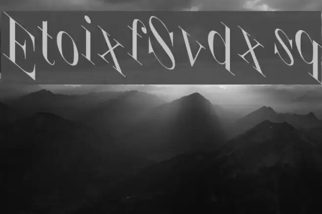 JumbleItalic Font examples