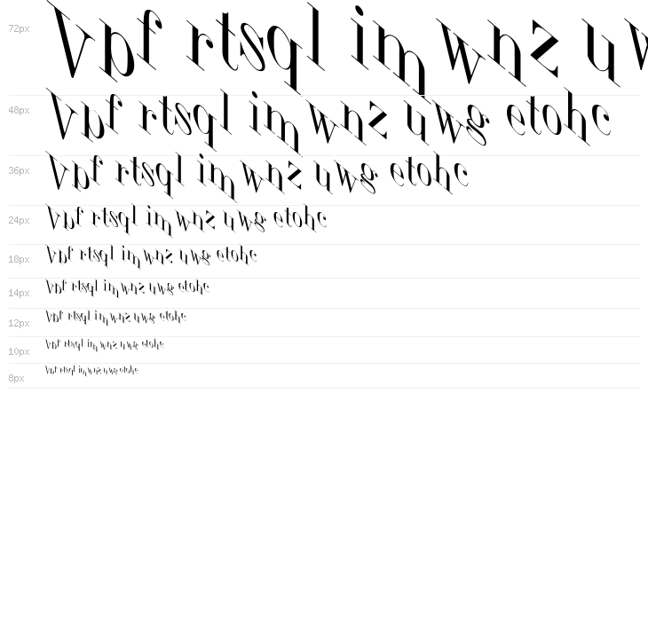 JumbleItalic Waterfall