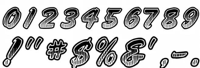 Jumbo Parade Font OTHER CHARS