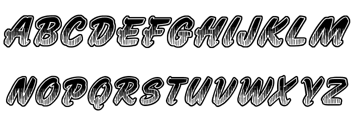 Jumbo Parade Font LOWERCASE