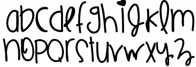 JumboRings Font UPPERCASE