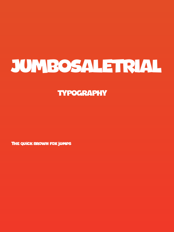 JumboSaleTrial Poster