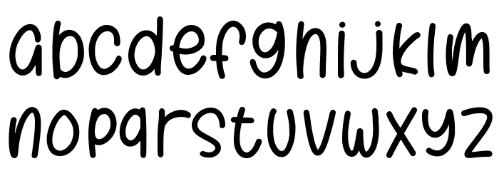 Jumkids Twilight Font LOWERCASE