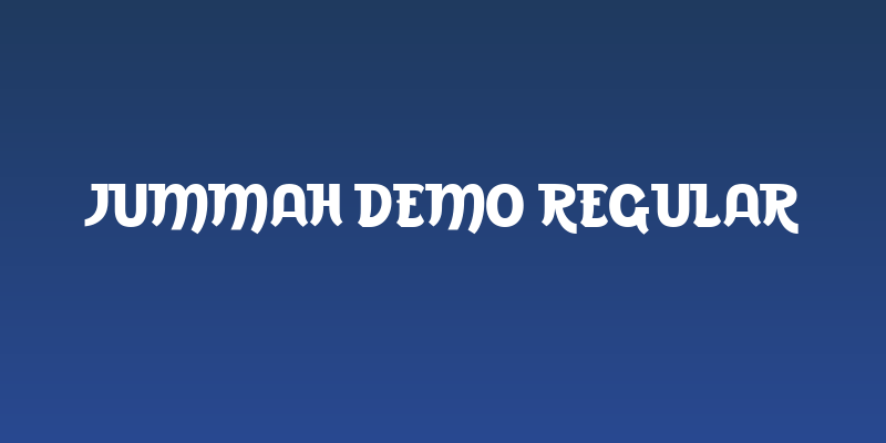 Jummah Demo Regular Social Header