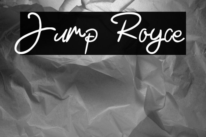 Jump Royce Example 2