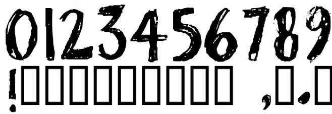 Jump Start Font OTHER CHARS