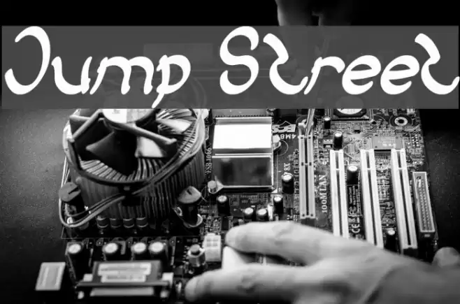 Jump Street Font examples