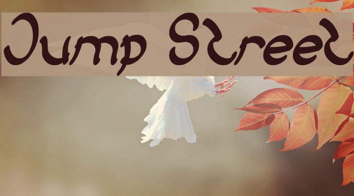 Jump Street Font examples