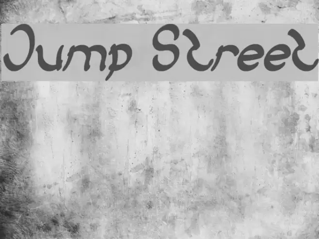 Jump Street Font examples