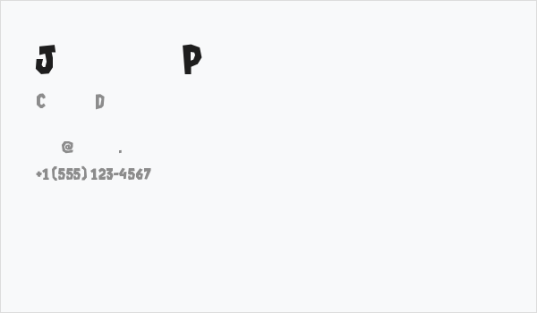 Jump and Play Business Card